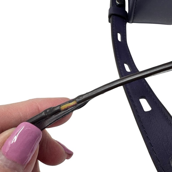 Michael Kors Bradshaw Medium Color-Block Leather Messenger Bag - Picture 7 of 10